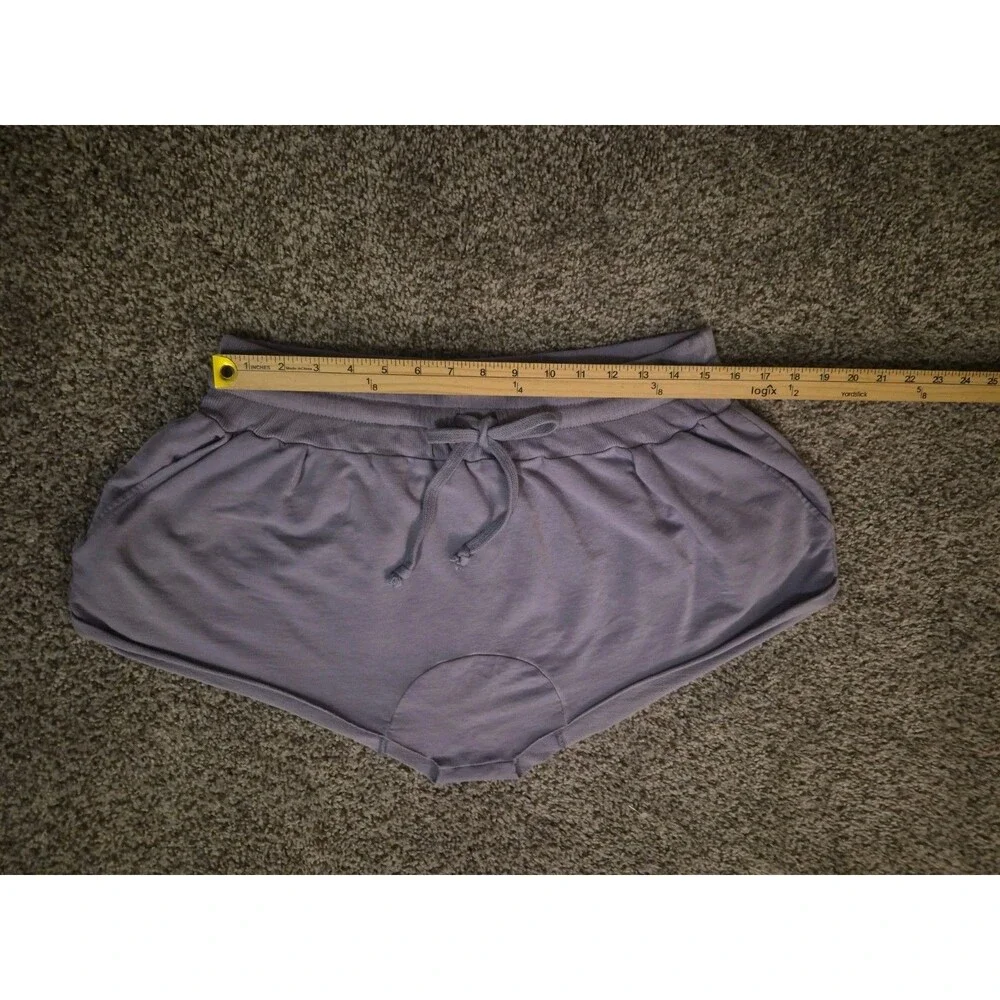 Intimately Free People S Good Call Shorts Flint Stone High Rise Loungewear - Picture 6 of 8